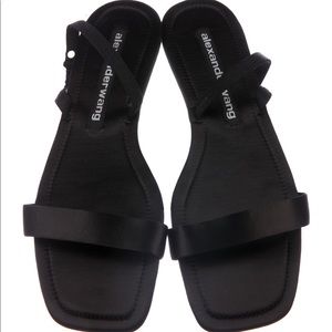 Alexander Wang Black Slingback Sandals